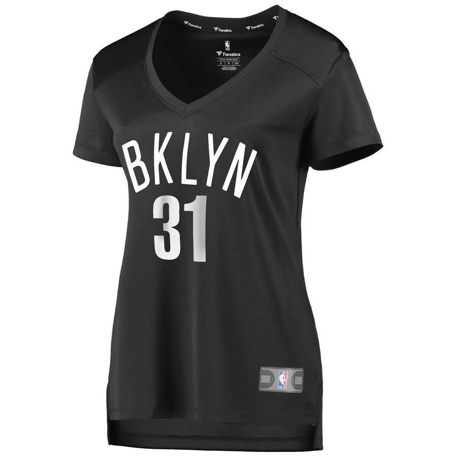 Brooklyn Nets Jarrett Allen Fanatics Branded Fast Break Player Statement Jersey Womens - Dark Grey | Ireland E1736N0