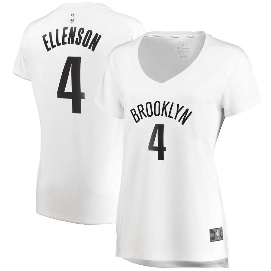 Brooklyn Nets Henry Ellenson Fanatics Branded Fast Break Player Association Jersey Womens - White | Ireland S0423K3