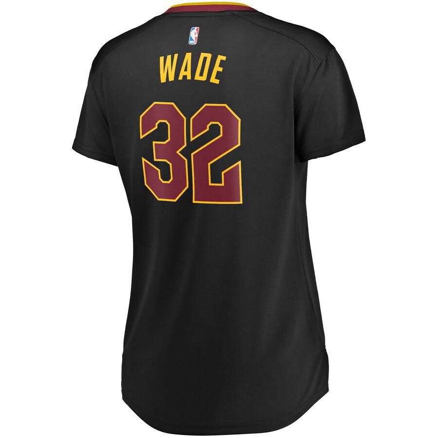 Cleveland Cavaliers Dean Wade Fanatics Branded Replica Fast Break Player Statement Jersey Womens - Black | Ireland D5562T7