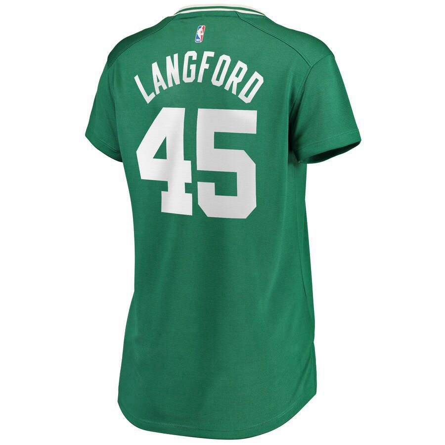 Boston Celtics Romeo Langford Fanatics Branded Replica Fast Break Player Icon Jersey Womens - Black | Ireland I3295V0
