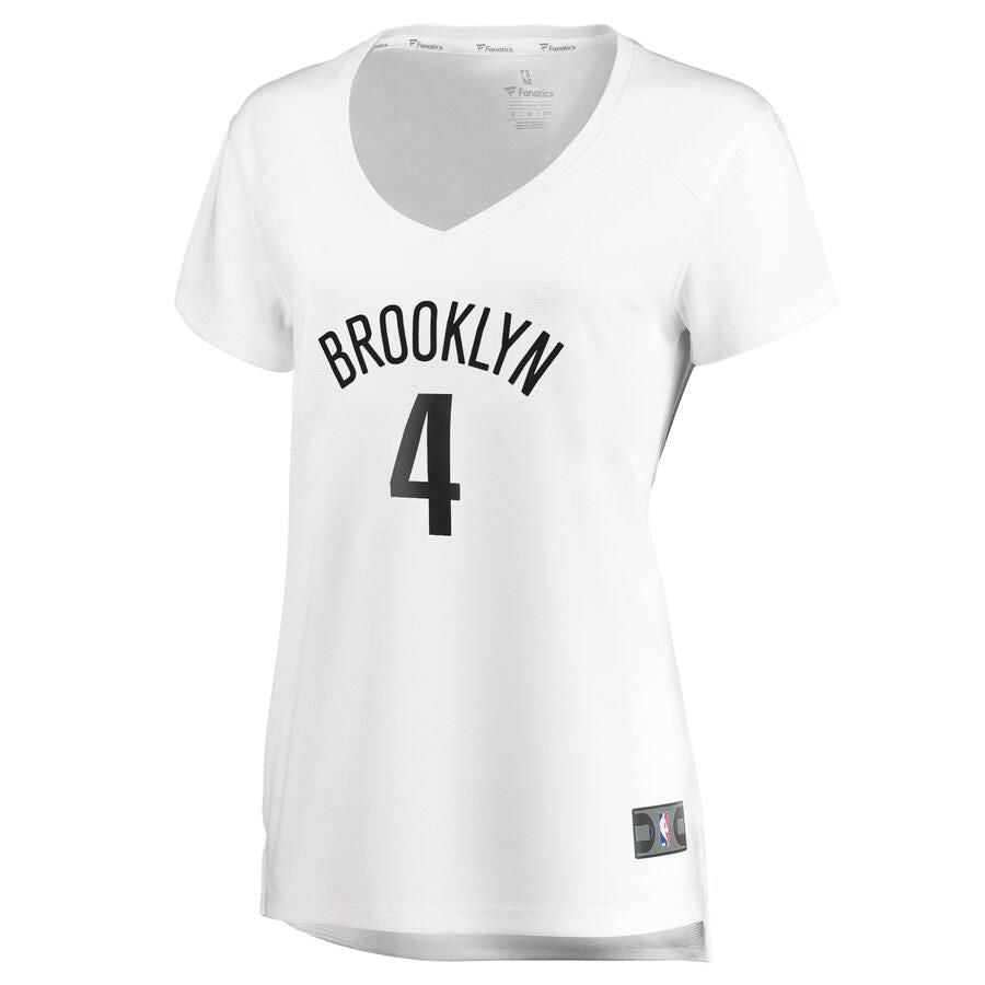Brooklyn Nets Henry Ellenson Fanatics Branded Fast Break Player Association Jersey Womens - White | Ireland S0423K3